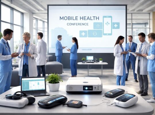 découvrez comment le mini vidéoprojecteur epson facilite les interventions lors des conférences santé mobile, offrant une solution portable et efficace pour vos présentations.