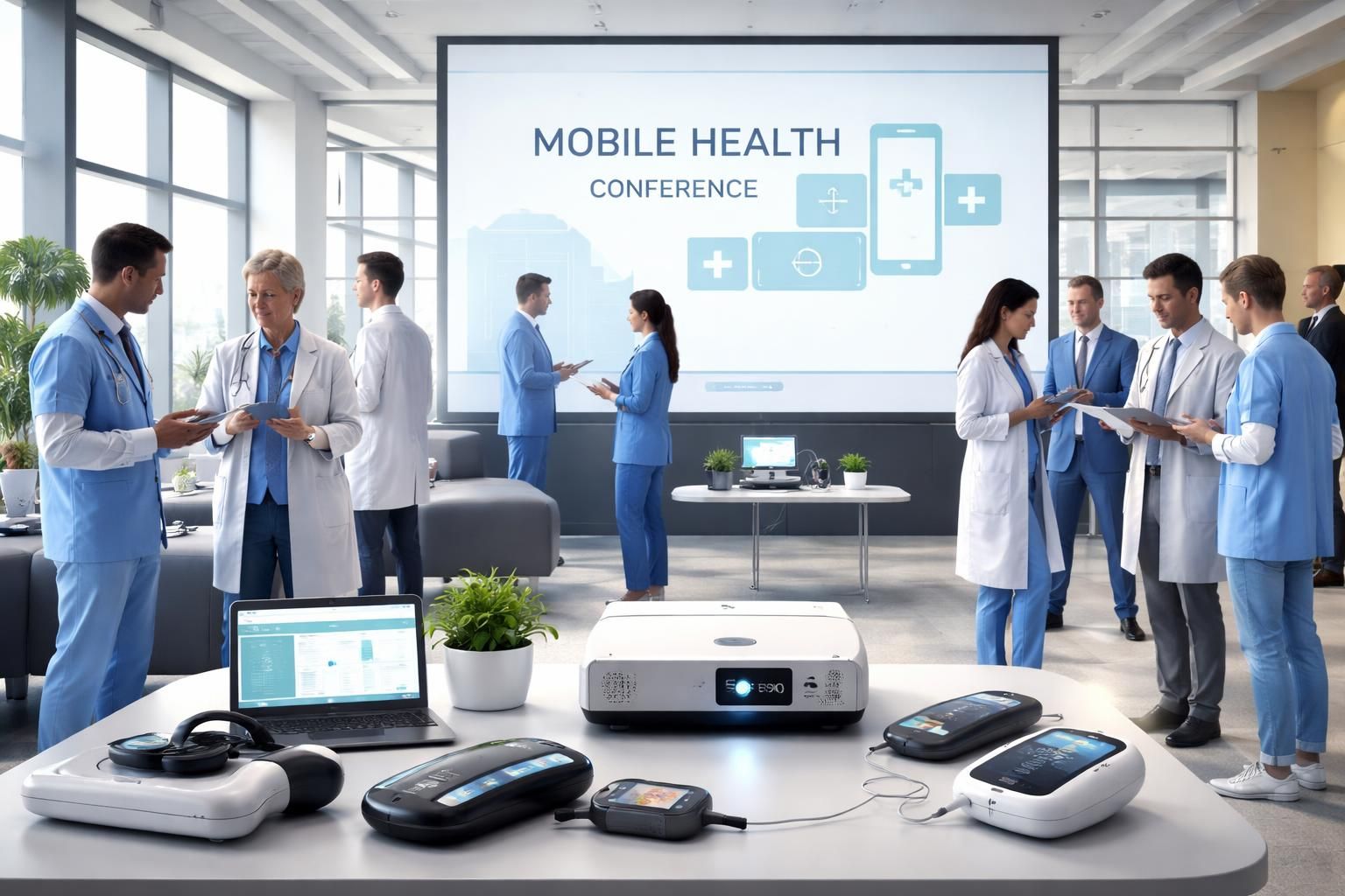 découvrez comment le mini vidéoprojecteur epson facilite les interventions lors des conférences santé mobile, offrant une solution portable et efficace pour vos présentations.