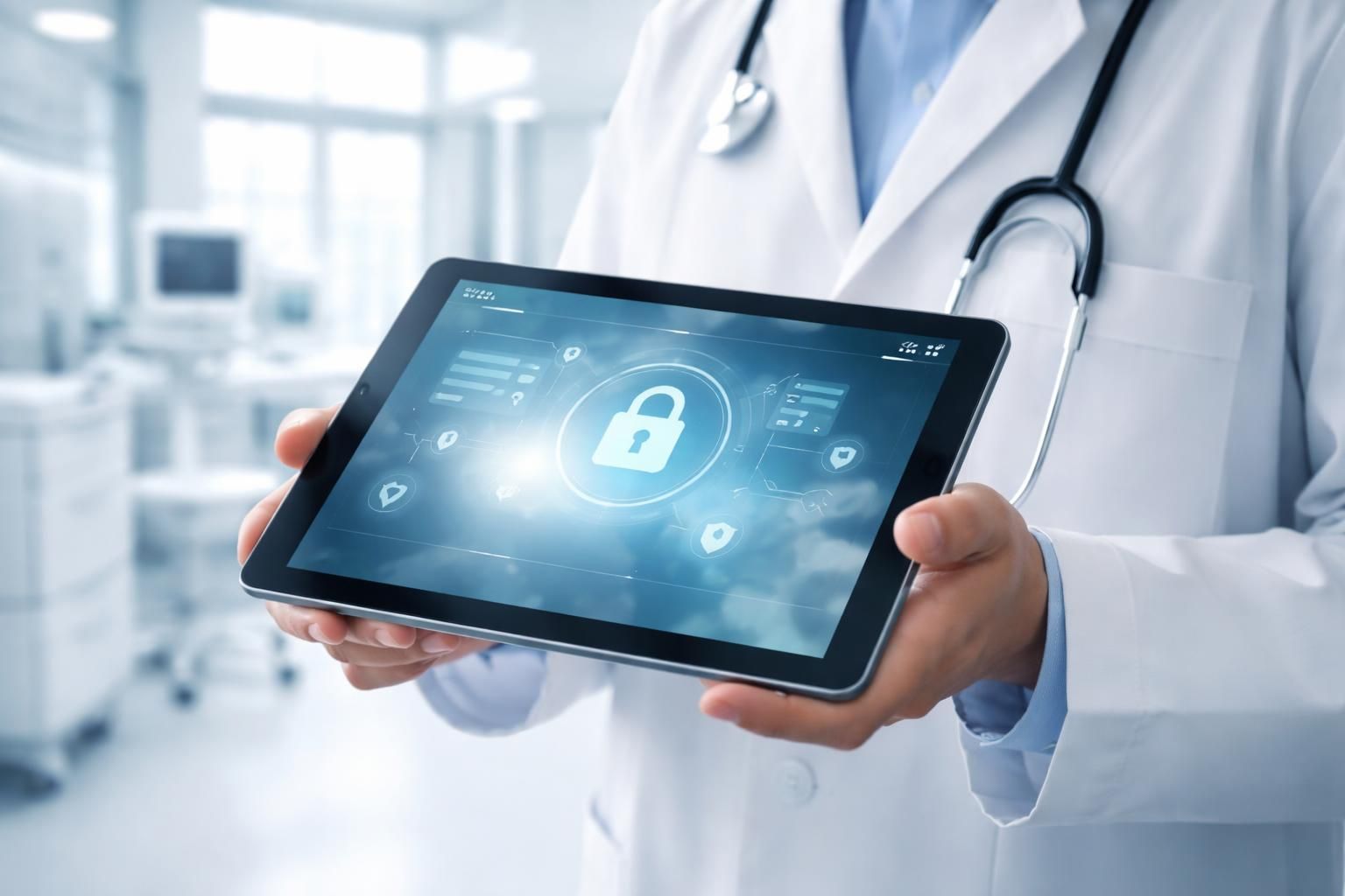 assurez la sécurité des dossiers patients sur tablettes tactiles microsoft grâce à des solutions adaptées pour la protection des données de santé sensibles.