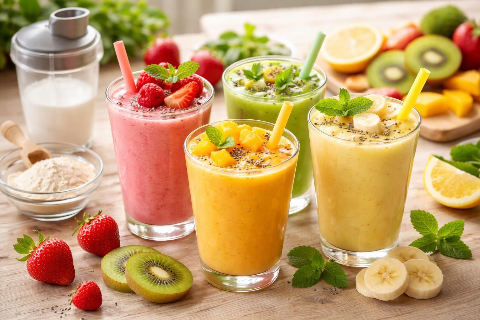 découvrez les meilleures recettes de smoothies enrichis en collagène pour un teint éclatant et une peau revitalisée. faciles à préparer et délicieuses, ces boissons santé allient goût et bienfaits beauté.