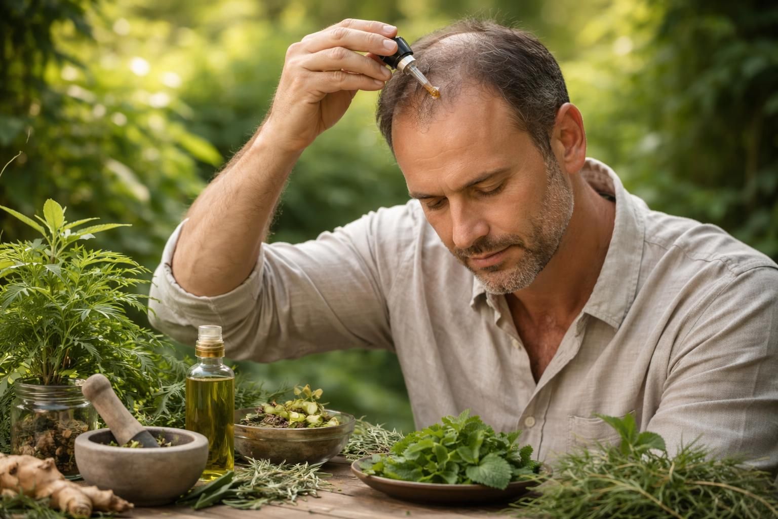 découvrez des méthodes naturelles efficaces pour stimuler la pousse des cheveux chez l'homme et retrouver une chevelure dense et saine sans produits chimiques.