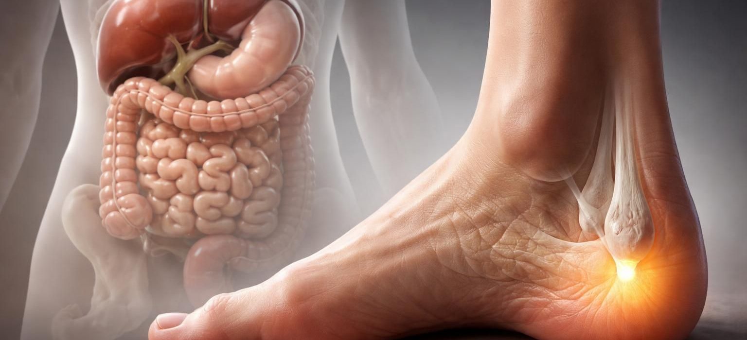découvrez comment l'épine calcanéenne est liée au fonctionnement du foie et des intestins, et explorez les connexions anatomiques et physiologiques entre ces parties du corps.
