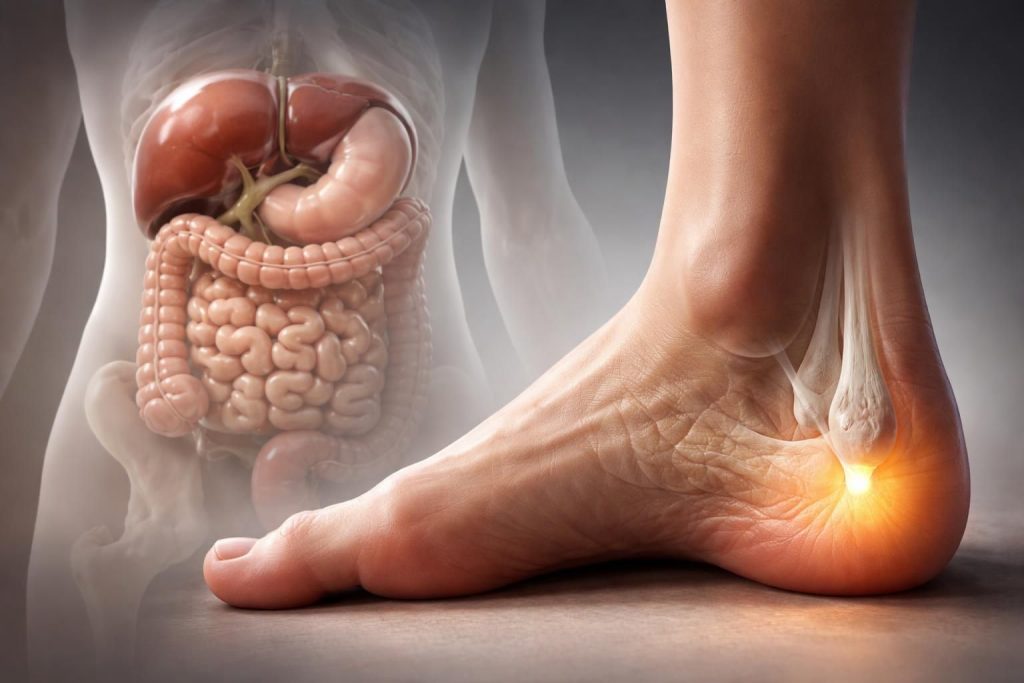 découvrez comment l'épine calcanéenne est liée au fonctionnement du foie et des intestins, et explorez les connexions anatomiques et physiologiques entre ces parties du corps.